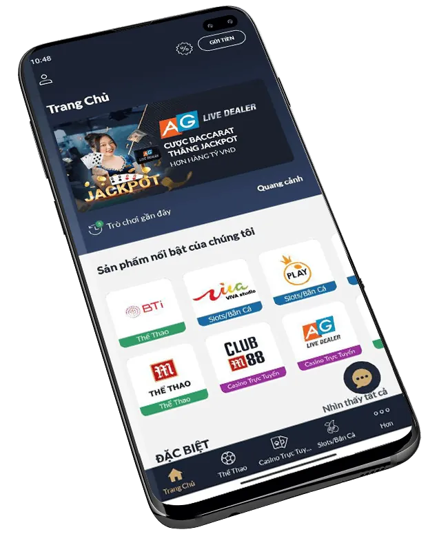 Giao diện ứng dụng 89bet2 trên điện thoại